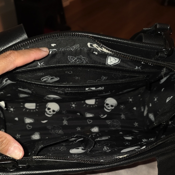 Betsey Johnson Black Quilted Tote - Picture 2 of 5